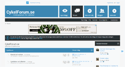 Desktop Screenshot of cykelforum.se
